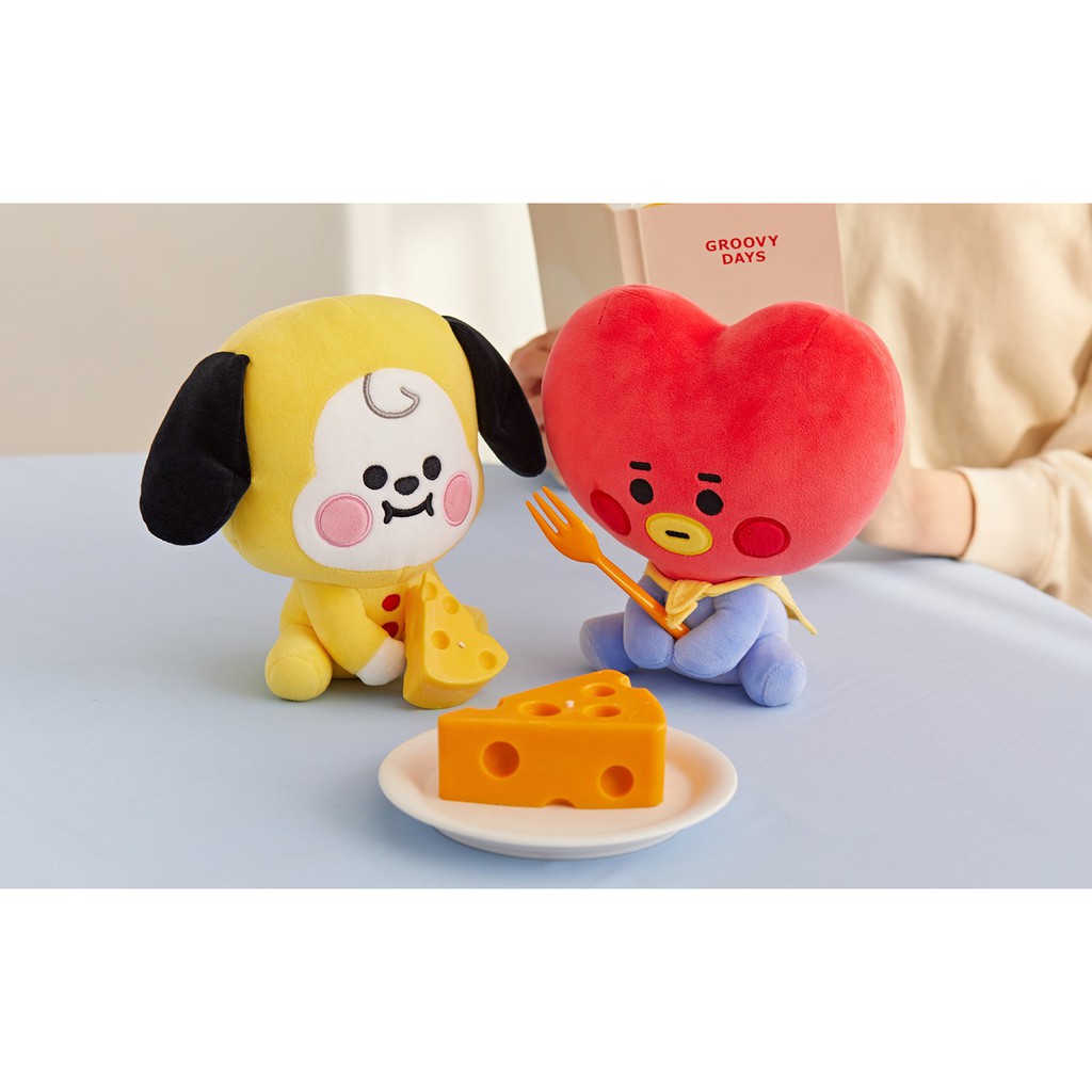 Offical BT21 baby sitting doll Gấu bông Bt21 chính hãng