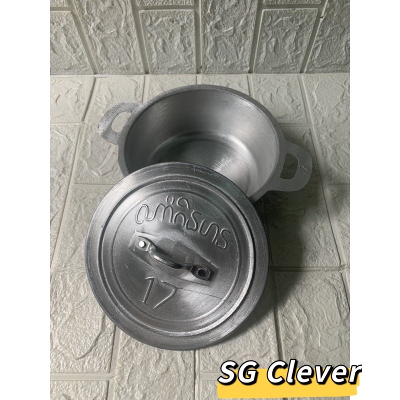 Nồi gang miên 17cm gang nguyên chất 100%