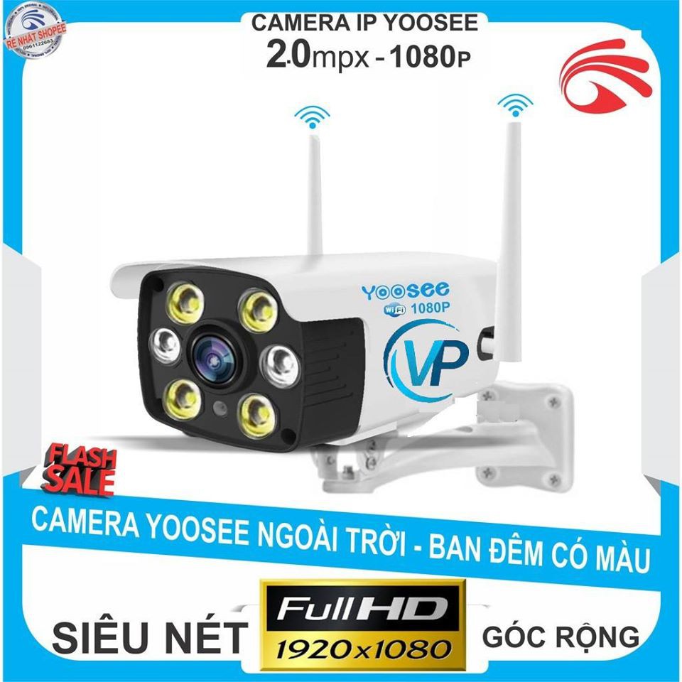 Camera IP YooSee Ngoài Trời FHD 1080 Tiếng Việt + Tặng chuông tách cửa - Tặng chuông tách cửa1