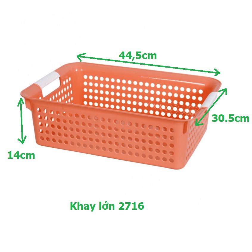 Khay nhựa đa năng Song Long 2715, 2716 - Được chọn màu