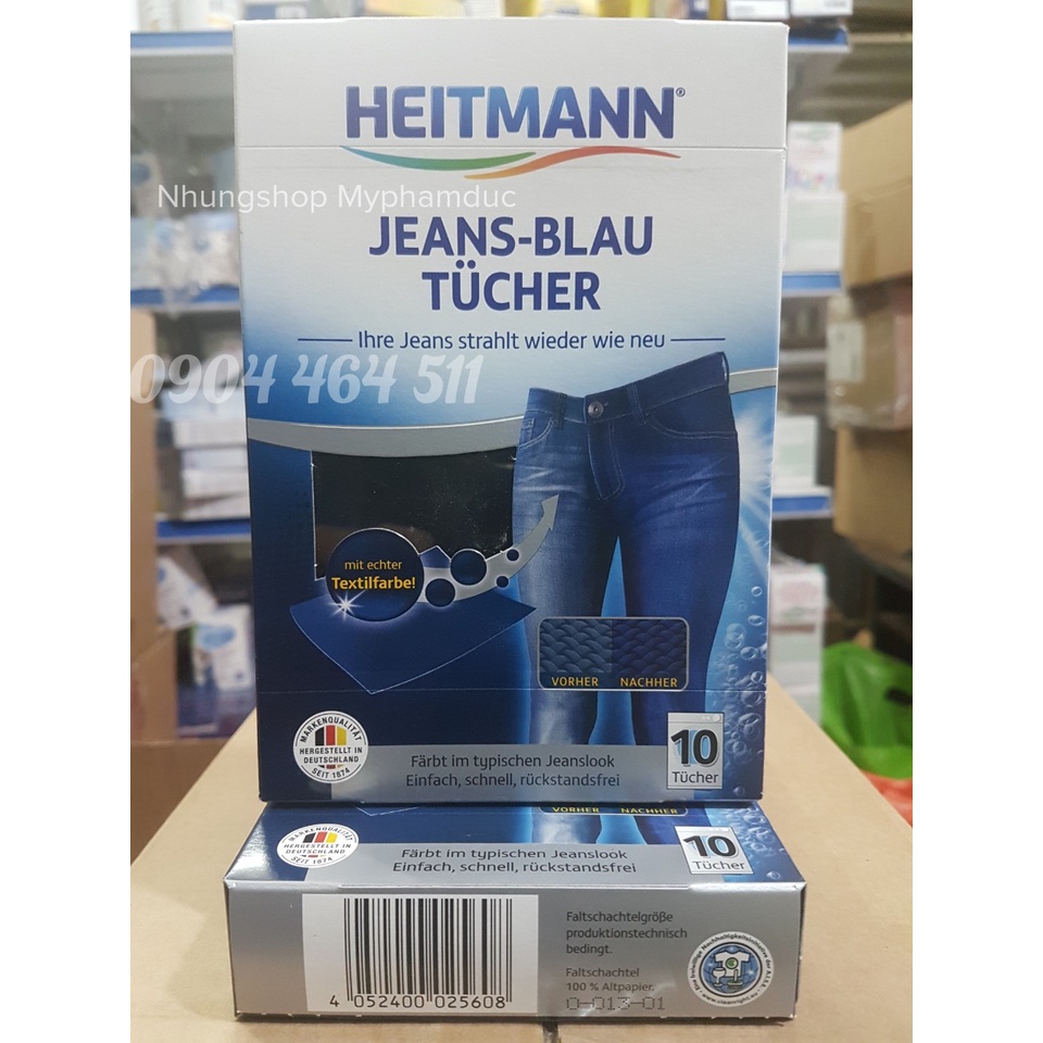 Giấy nhuộm và làm mới quần bò, quần Jeans HEITMANN Jeans Blau của Đức