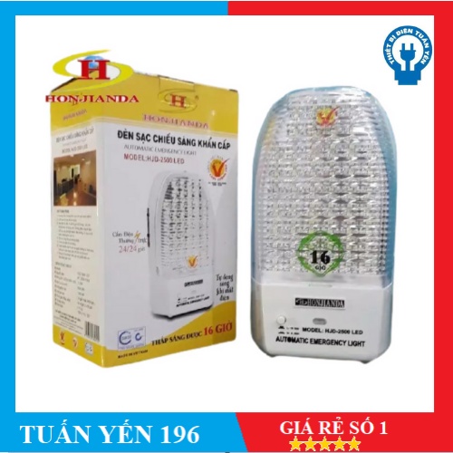🚚 FREE SHIP 🚚 Đèn Sạc Chiếu Sáng Khẩn Cấp Honjianda HJD-2500 Led- Hàng Chính Hãng