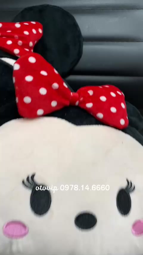 Bộ tựa cổ lưng mickey-minie xinh xắn, đáng yêu. Bộ gối tựa dành cho ghế ô tô, văn phòng. | BigBuy360 - bigbuy360.vn