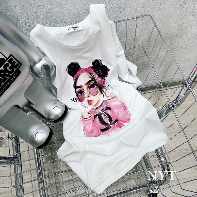 Áo Thun Nữ Hình Cô gái hothit