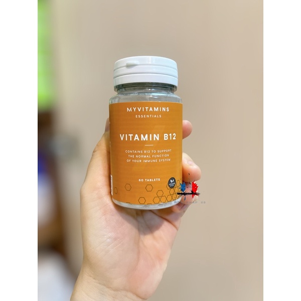 Myvitamins Viên Vita min B12 bổ sung năng lượng hộp 60 viên