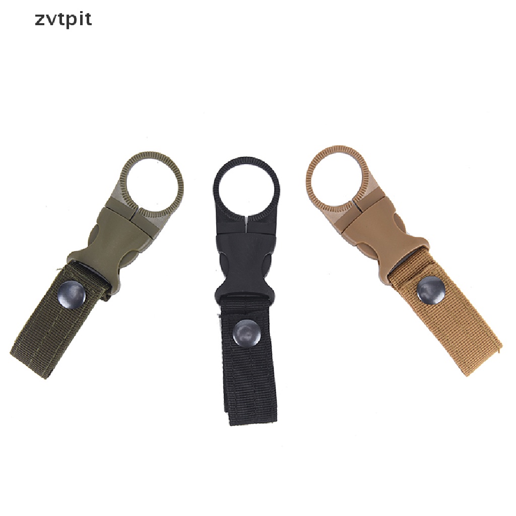 [ZVPT] Outdoor Nylon Webbing Buckle Hook Water Bottle Holder Clip Belt Backpack Clamp DSF