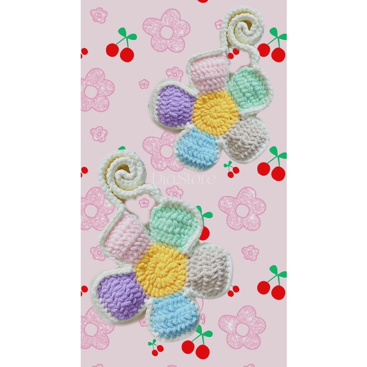 TÚI HOA HANDMADE - CROCHET FLOWER BAG NHIỀU MÀU