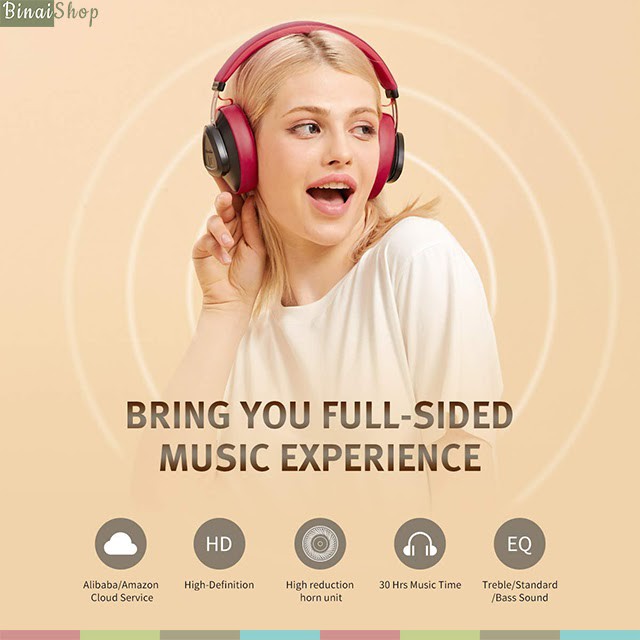 Tai nghe nhạc Bluetooth 5.0 Bluedio TM