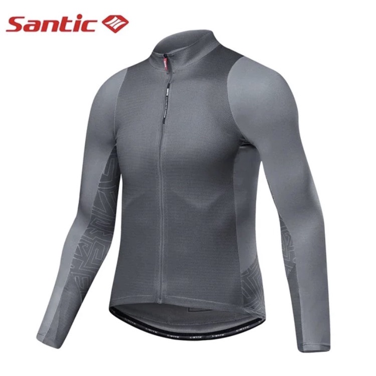 ÁO ĐẠP XE DÀI TAY FORM TRƠN CHUYÊN NGHIỆP - SANTIC