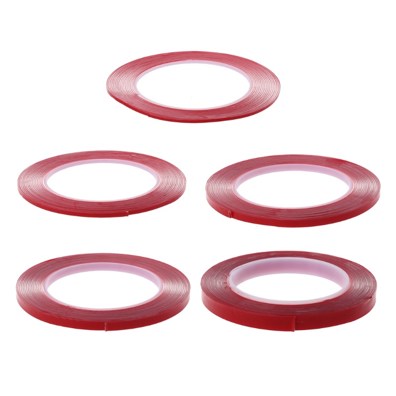 Cuộn Băng Keo Hai Mặt Trong Suốt Bằng Acrylic 5M Chống Nước Không Để Lại Dấu Vết