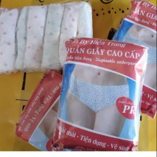 6Chiếc quần lót giấy hiền trang cho mẹ sau sinh