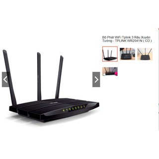 Cục phát wifi tplink tl-wr2041n 3 râu xuyên tường