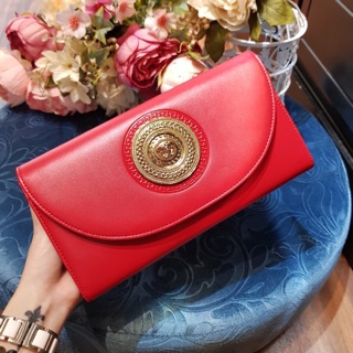 Ví Cầm Tay Versace Da Thật