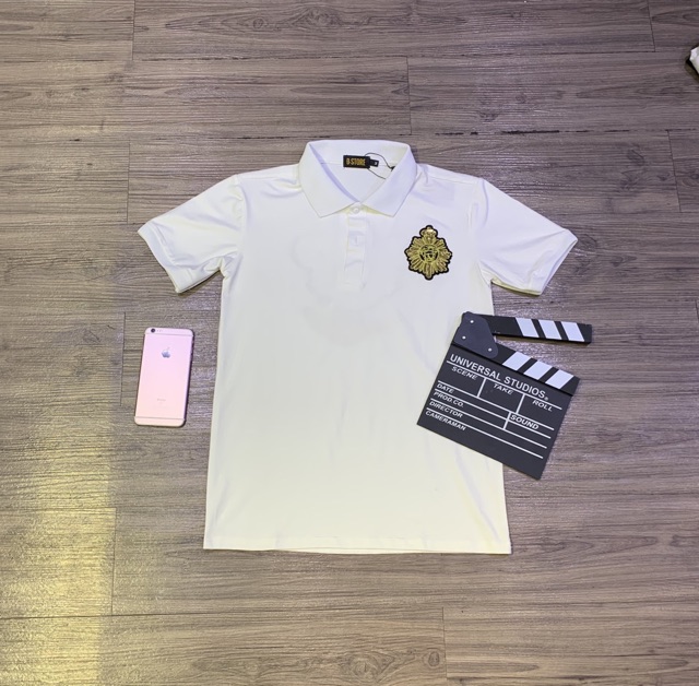 Áo thun nam cổ trụ đính kim sa_áo thun nam cổ bẻ(chất liệu cotton 100% co dãn 4 chiều) | BigBuy360 - bigbuy360.vn