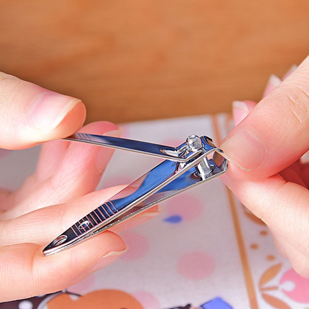 [Hàng mới về] Kềm Cắt Móng Tay/Móng Chân Mini Bằng Thép Không Gỉ Nhiều Màu Tiện Dụng