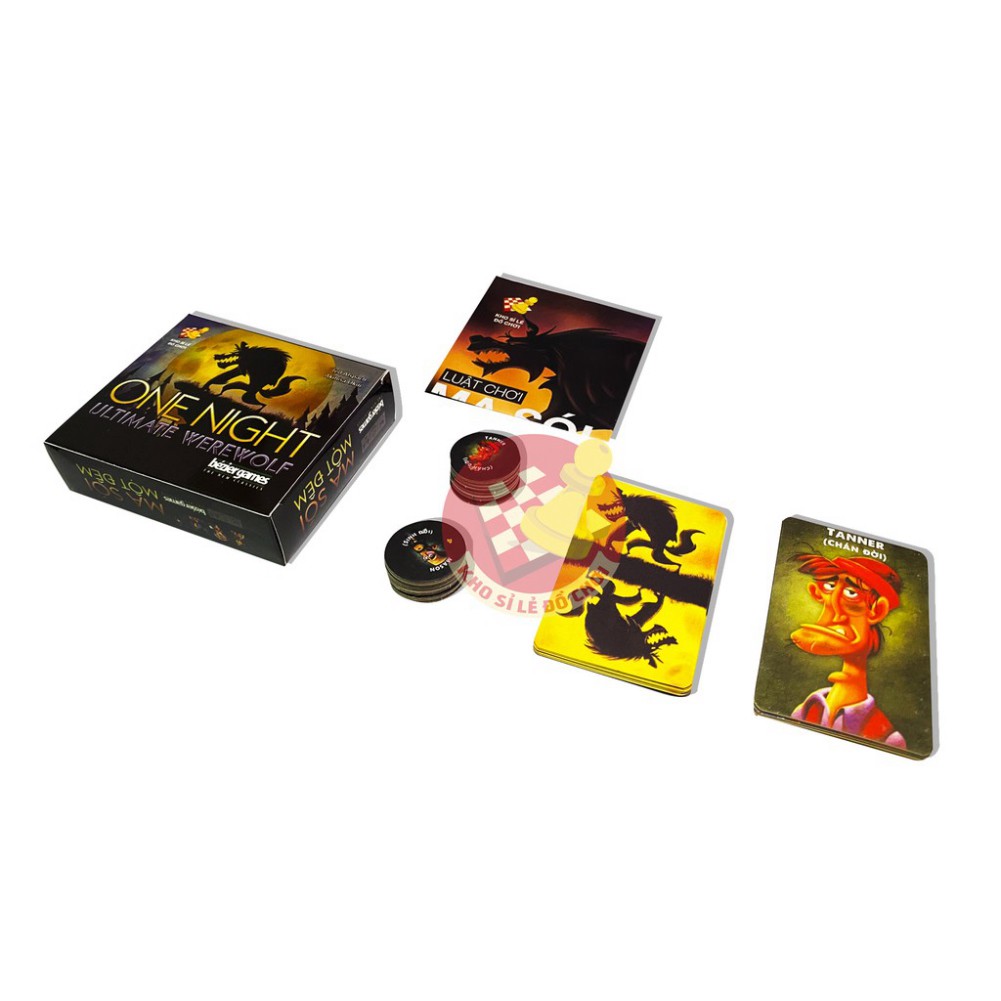 Ma Sói One Night Day Break  - Boardgame One Night Ultimate Day Break Werewolf