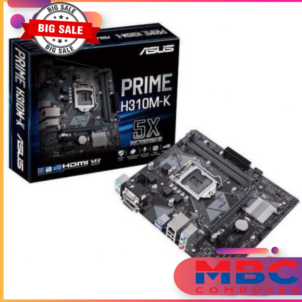 Main Asus Prime H310M-K NEW Chính Hãng Bảo Hành 36 Tháng