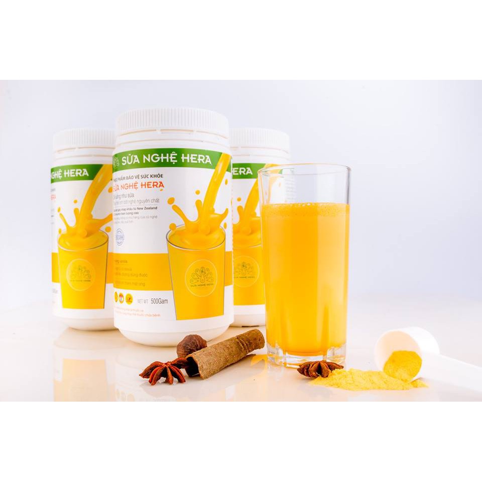 SỮA NGHỆ HERA 500gram | HỖ TRỢ ĐIỀU TRỊ ĐAU DẠ DÀY, TÁ TRÀNG, Tốt cho phụ nữ sau sinh và làm đẹp da | BigBuy360 - bigbuy360.vn
