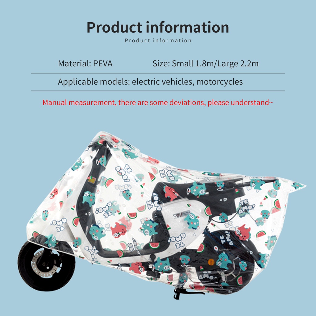 Tấm trùm xe máy JUJIAJIA chống bụi chống mưa tiện lợi