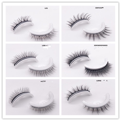 [Hàng mới về] Hộp 2 lông mi giả tự dính tái sử dụng được làm đẹp dành cho người mới bắt đầu