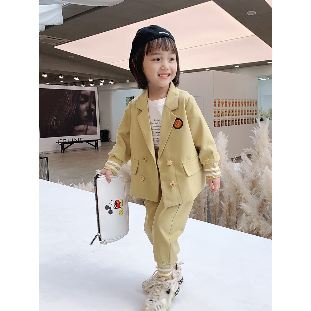 Set Quần Áo Thời Trang Mùa Thu Thanh Lịch Cho Bé Gái