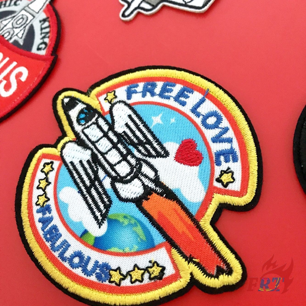 Miếng dán vá ủi chủ đề Nasa cá tính