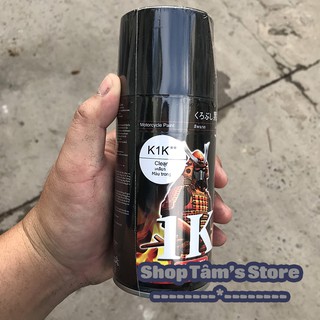 Sơn bóng Samurai K1K (phủ keo) - Dùng cho dàn áo, dàn chân xe máy, ô tô