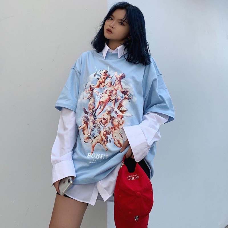 Áo Thun BOBUI 12 Angles Thiên Thần FULLTAG | Áo Thun COTTON 100% | CHUẨN CAO CẤP 1:1 LOCAL BRAND
