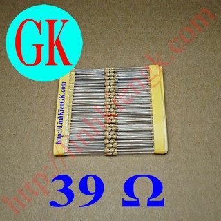 Điện trở 39 ôm 1/4w