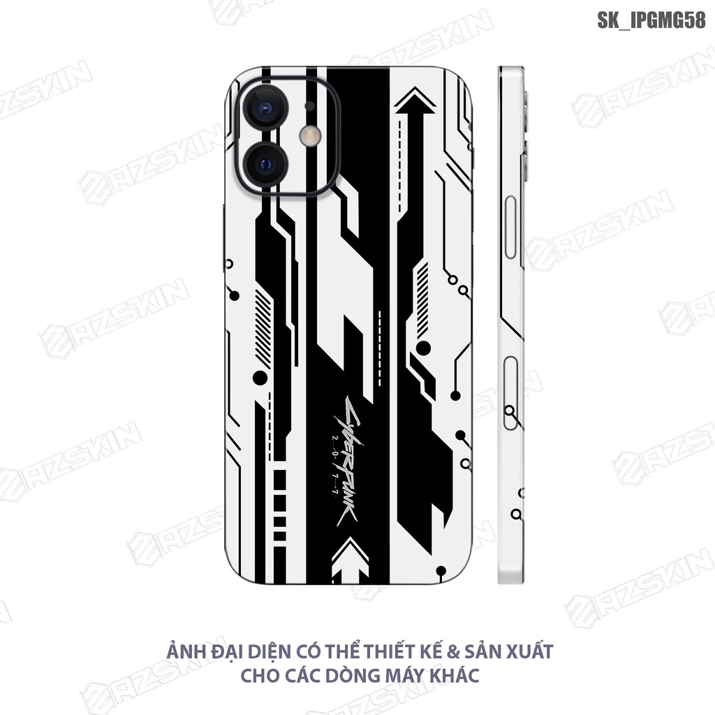 Miếng Dán Skin IPhone Hình Độc Lạ Chất Liệu 3M |SK_IPGMG58| Hình Sắc Nét, Cán Phủ 3M Chống Xước, Chống Va Đập Máy