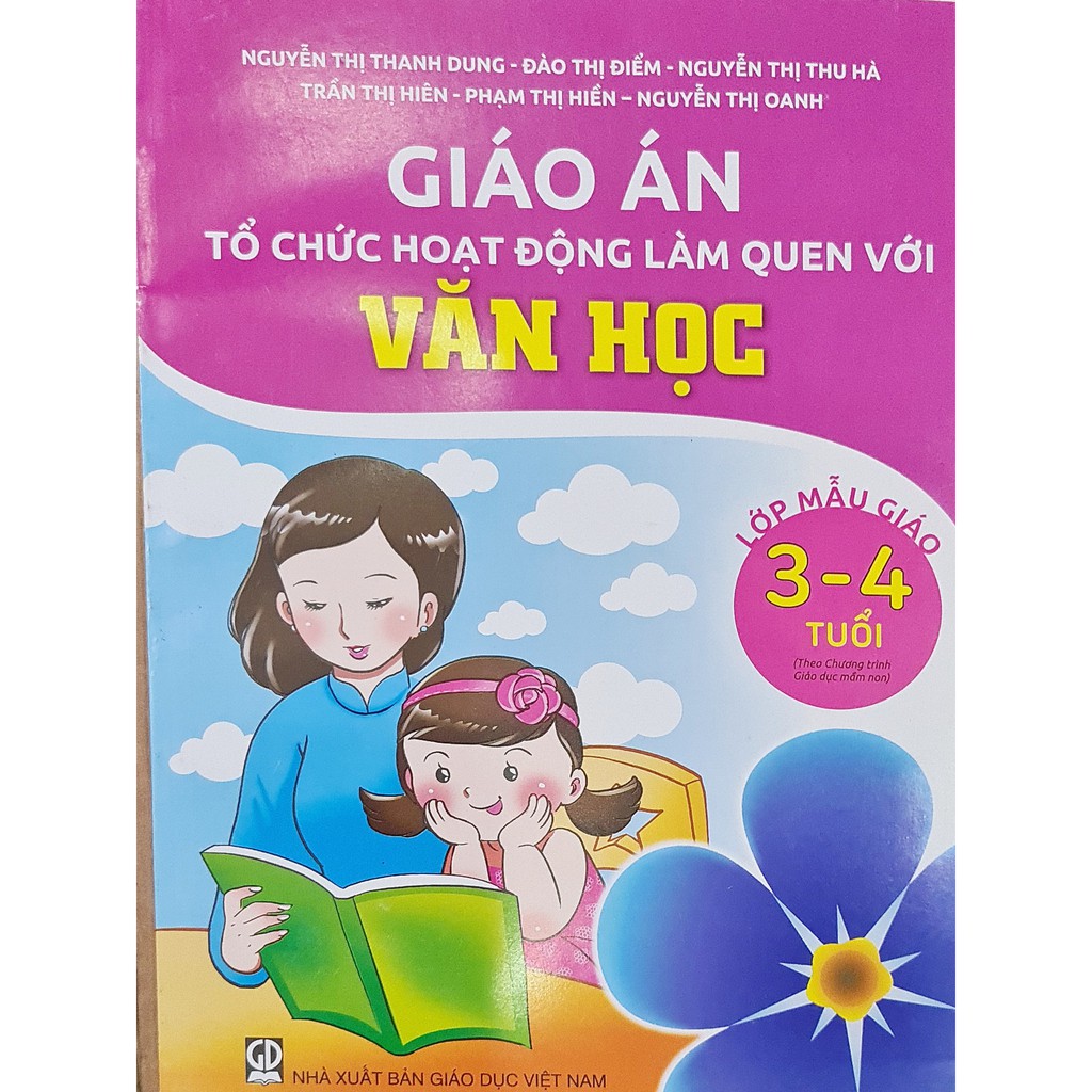 Sách - Giáo án tổ chức hoạt động lớp mẫu giáo 3-4 tuổi ( Bộ 5 cuốn)