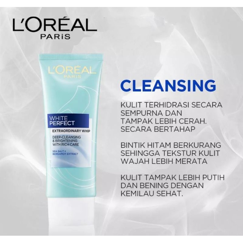 (Hàng Mới Về) Sữa Rửa Mặt Tạo Bọt Làm Trắng Da Dung Tích 50ml Loreal Paris