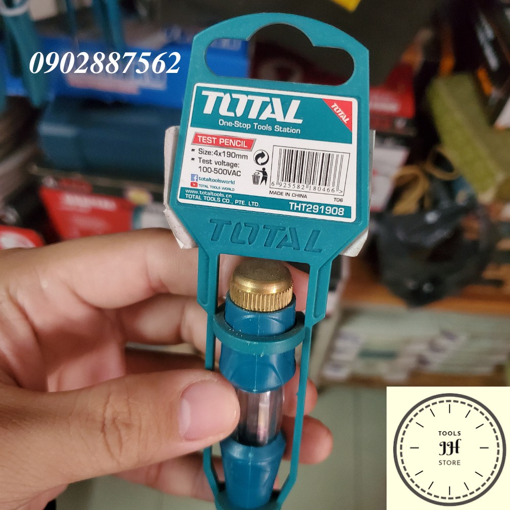 Bút thử điện Total THT291908 190mm