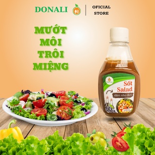 Sốt salad dầu dấm nho đen donalifood 210ml