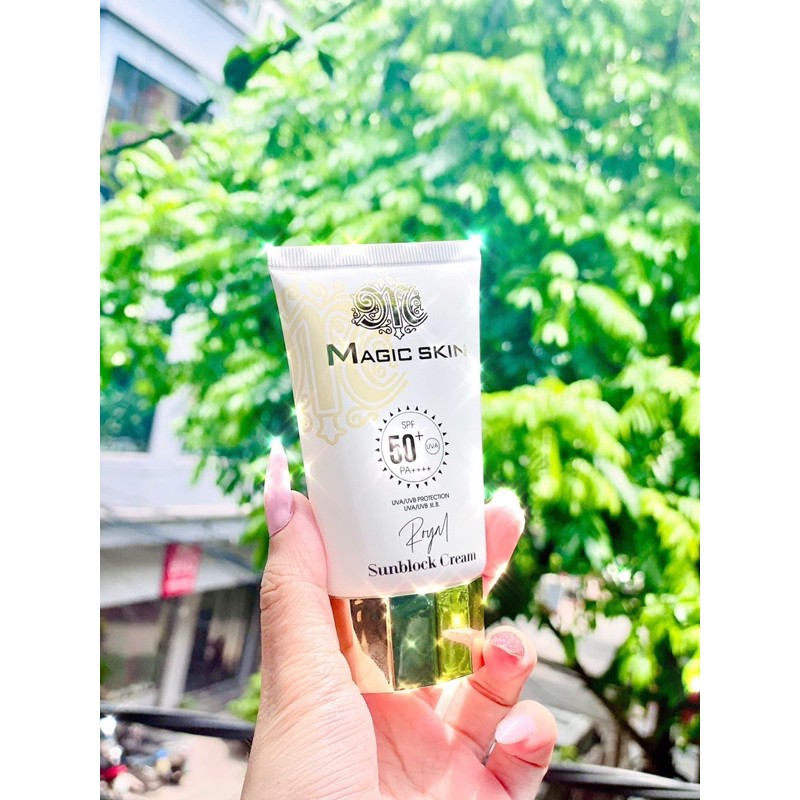KEM CHỐNG NẮNG THẢO DƯỢC MagicSkin Royal Malasma Sunblock Cream SPF 50+ PA++++