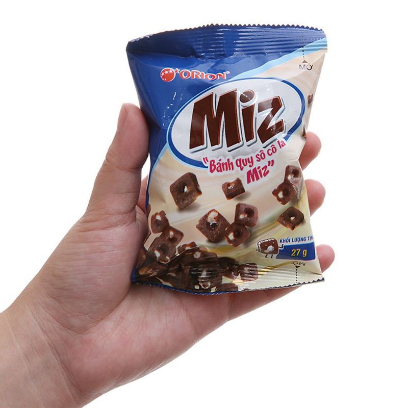 Bánh Quy Socola Miz Orion 🌸 FREESHIP 🌸 Hộp 27g x 2 Bánh Ngũ Cốc Ăn Sáng Ăn Vặt