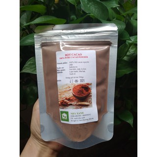 Bột cacao Indonesia chia nhỏ gói 500gr và 100gr date 8/2021