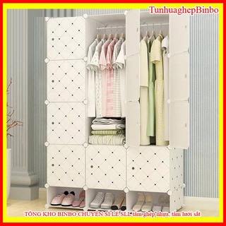 Tủ nhựa lắp ghép hàng loại 1 ( 12 ô kèm 3 ô giày)