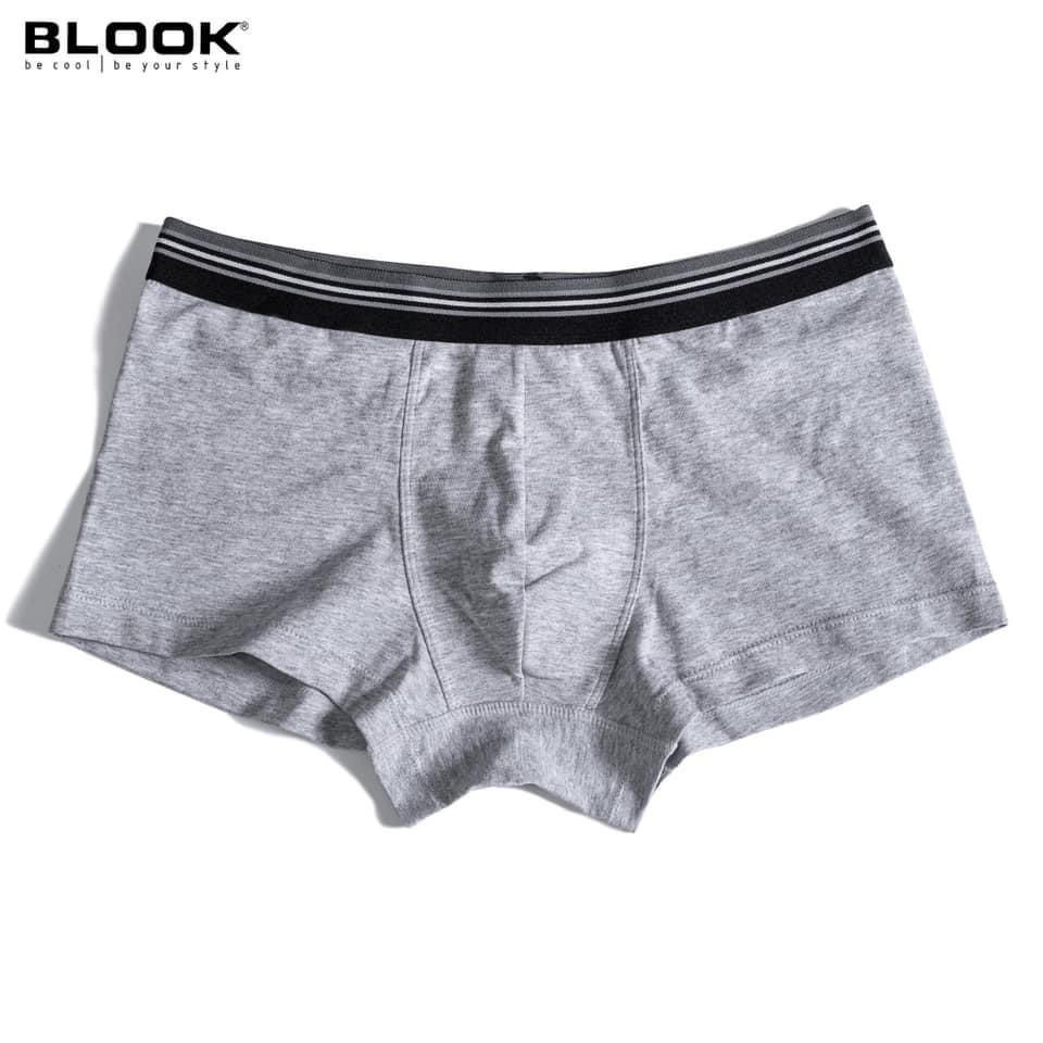 Quần lót boxer Nam cao cấp vải cotton 100% thoáng khí 100% kháng khuẩn ,khử mùi, co giãn tốt - BLOOK 79178