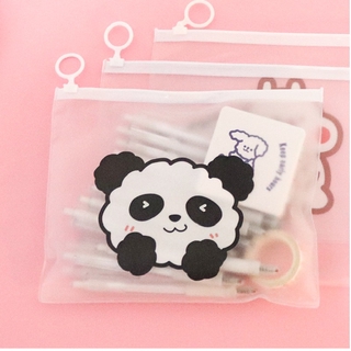 Bóp Viết Nhựa Dẻo Trong Suốt In Hình Động Vật Dễ Thương