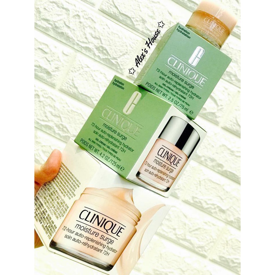 [Mã 1511FMCGSALE giảm 8% đơn 500K] Kem Dưỡng Ẩm Clinique Surge Thirst Relief Gel Cream 125ml