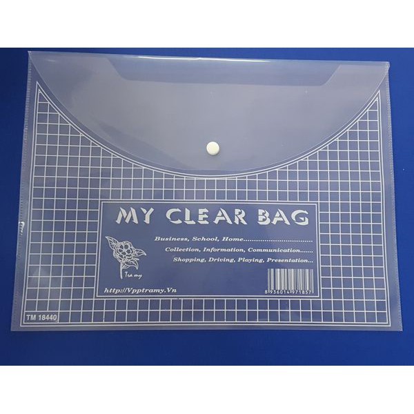 [Rẻ Vô Địch]Clear Bag A4 dày