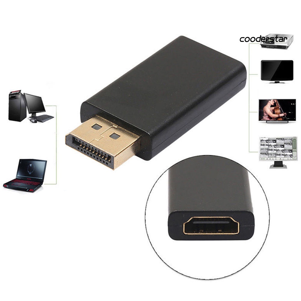 Bộ chuyển đổi âm thanh DP sang HDMI mạ vàng