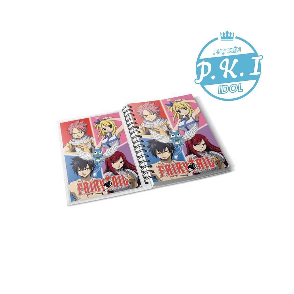 COMBO 3 NOTEBOOK + 3 POSTER A4(Fairy Tail) - QUÀ TẶNG ANIME