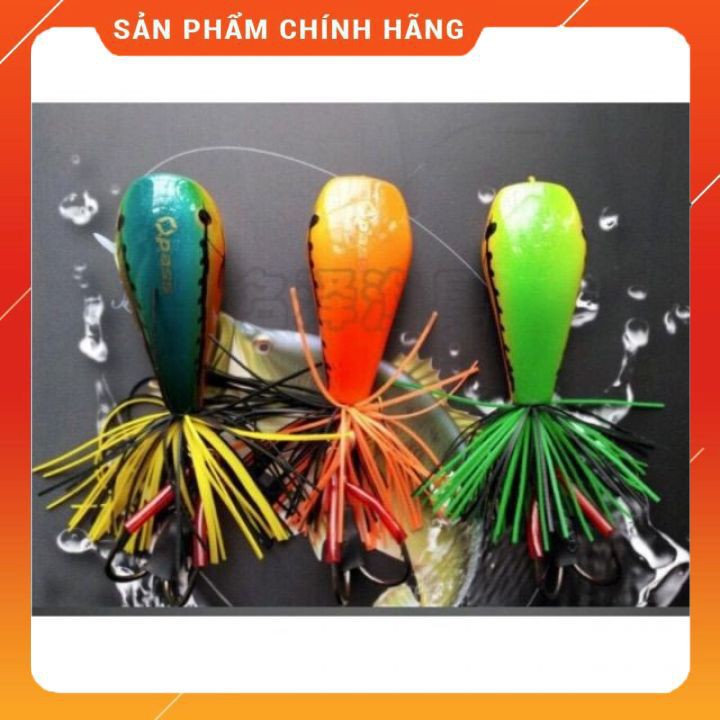 Mồi Nhái Thái Giả 3D Mồi Câu Lure Nhái Nhảy Câu Các Loại Cá Săn Mồi Cực Nhậy Y Hình