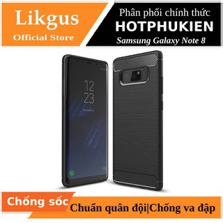 Ốp lưng TPU chống sốc cho Samsung Galaxy Note 8 hiệu Likgus (bảo vệ toàn diện, siêu mềm mịn) - Hàng chính hãng