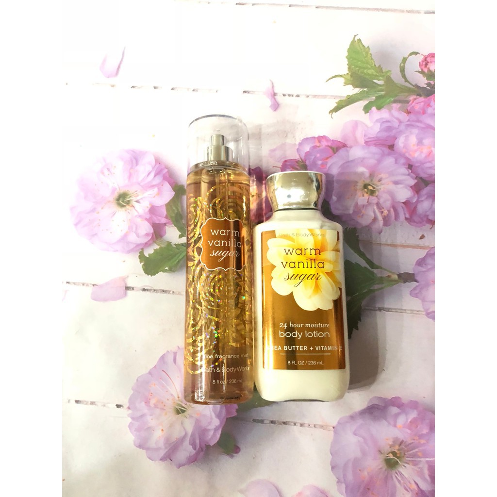 [HOT] (Mini 30ml) Xịt thơm toàn thân Bath & Body Works mùi Warm Vanilla Sugar [MUA NGAY]