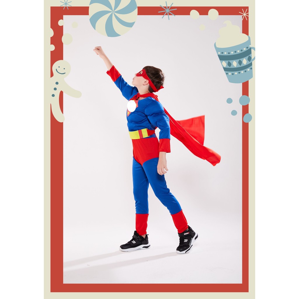 Bộ quần áo trẻ em hoá trang siêu nhân SuperMan  [ SẢN PHẨM HOT ]