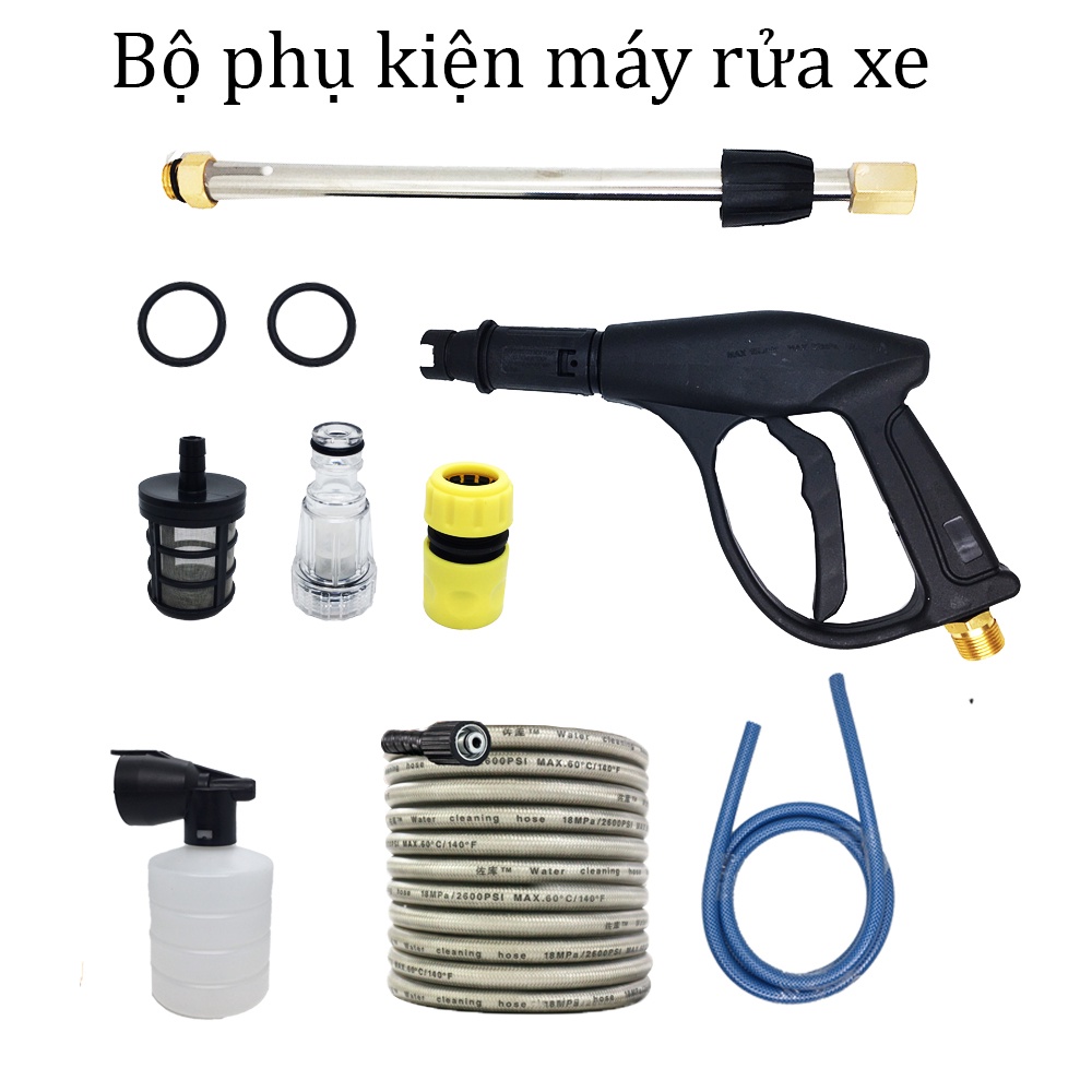 Máy Phun Xịt Rửa Xe ABG TANAKA Công Suất 2500W Chuyên Dụng Cho Cửa Hàng Rửa Xe Và Nhà Xưởng