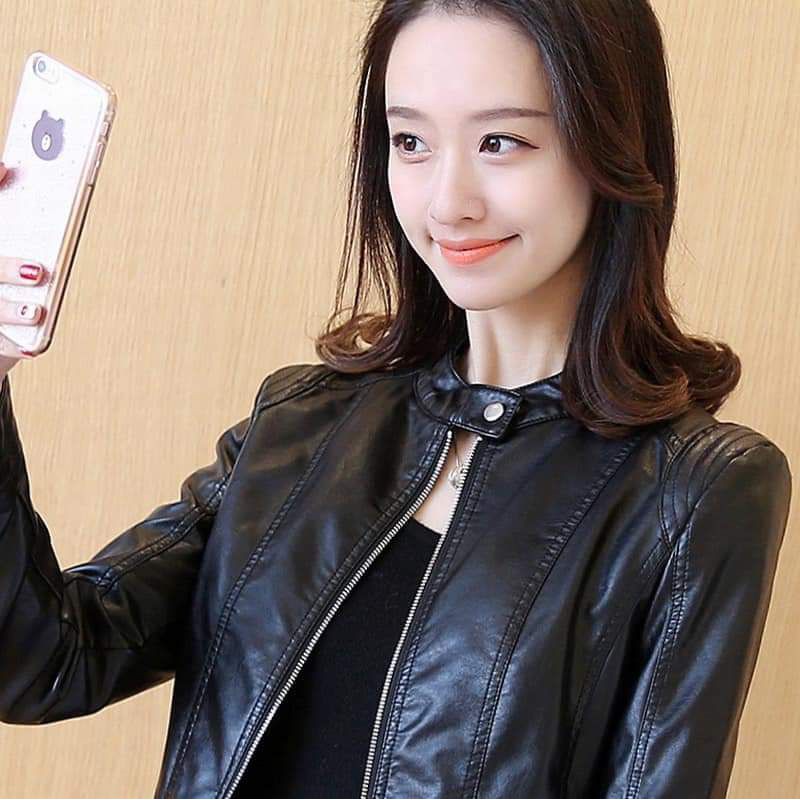 Áo da nữ dáng lửng | BigBuy360 - bigbuy360.vn